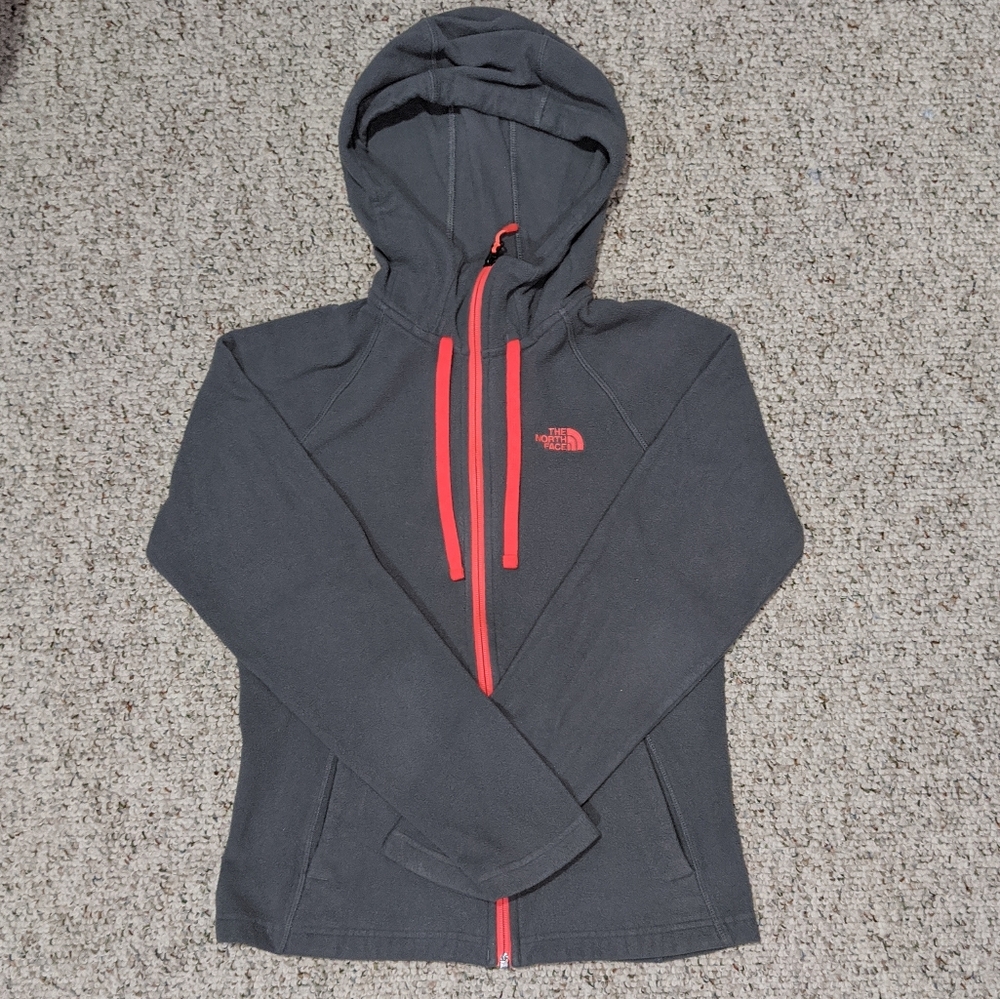 North Face zip up hoodie
